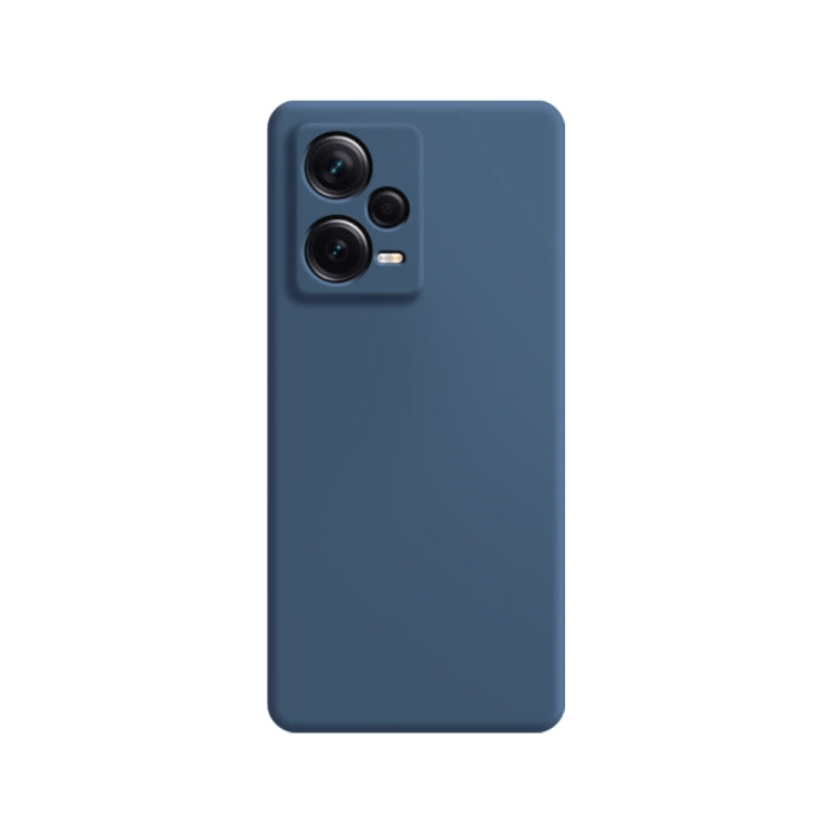 For Xiaomi Redmi Note 12 5G Global Imitation Liquid Silicone Phone Case(Blue) - Note 12 Cases by buy2fix | Online Shopping UK | buy2fix