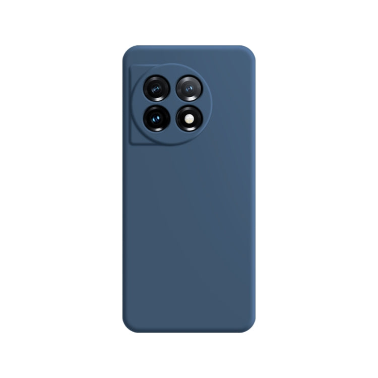 For OnePlus 11 Imitation Liquid Silicone Phone Case(Blue) - OnePlus Cases by buy2fix | Online Shopping UK | buy2fix