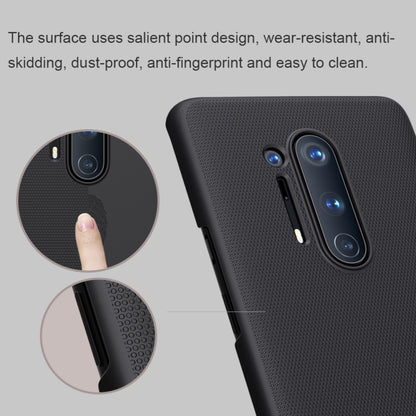 For OnePlus 8 Pro NILLKIN Frosted Concave-convex Texture PC Protective Case(Black) - OnePlus Cases by NILLKIN | Online Shopping UK | buy2fix