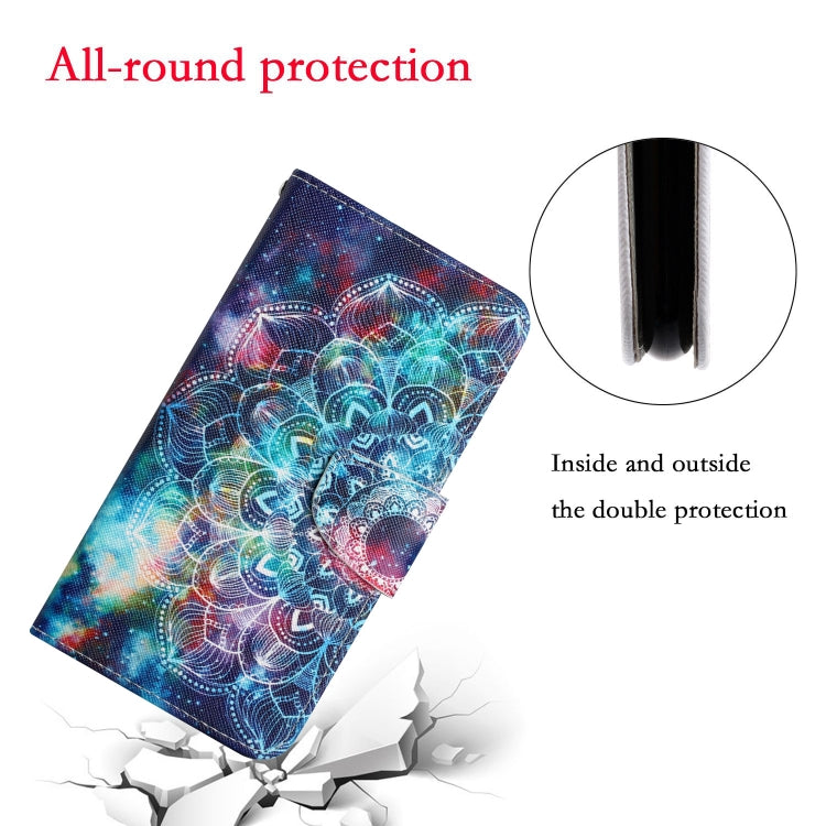 For Xiaomi Redmi Note 12 4G Global Colored Drawing Pattern Flip Leather Phone Case(Star Mandala) - Note 12 Cases by buy2fix | Online Shopping UK | buy2fix