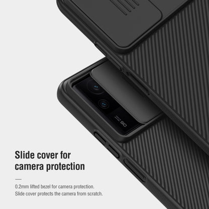 For Xiaomi Redmi K60E NILLKIN Black Mirror Series Camshield PC Phone Case(Black) - Xiaomi Cases by NILLKIN | Online Shopping UK | buy2fix