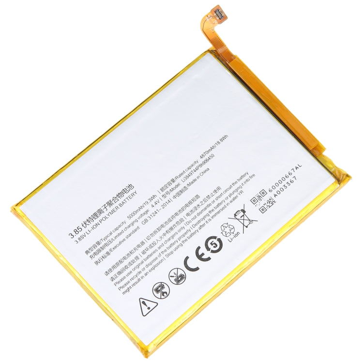 For ZTE blade A0620/A6 Lite A0622/ nubia N3 NX608j 4870mAh Battery Replacement Li3849T44P8h906450 - Others by buy2fix | Online Shopping UK | buy2fix