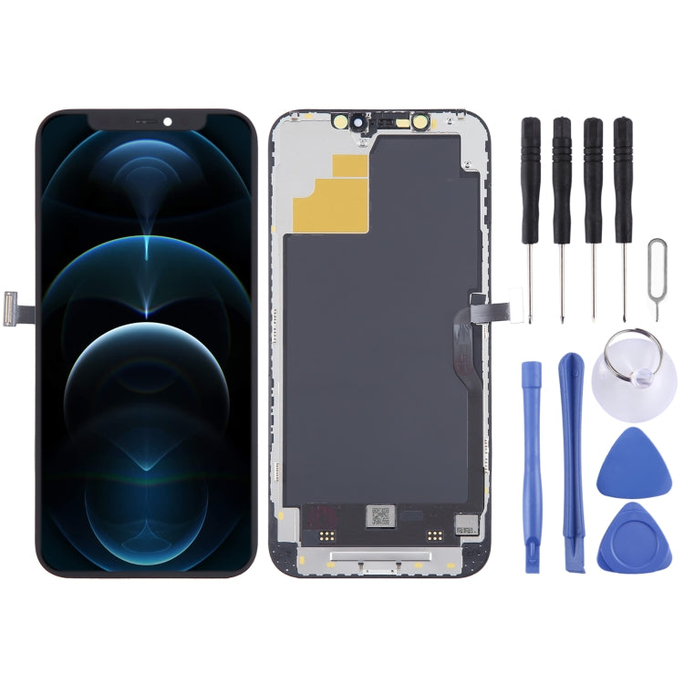 Soft OLED LCD Screen For iPhone 12 Pro Max with Digitizer Full Assembly -  by buy2fix | Online Shopping UK | buy2fix