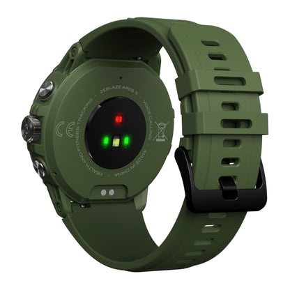 Zeblaze Ares 3 1.52 inch IPS Screen Smart Watch Supports Health Monitoring / Voice Calls(Wild Green) -  by Zeblaze | Online Shopping UK | buy2fix