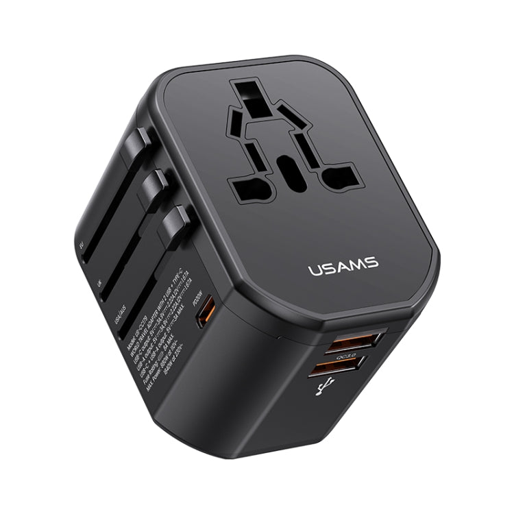 USAMS CC179 T59 20W Fast Charger Power Adapter(Black) - USB Charger by USAMS | Online Shopping UK | buy2fix