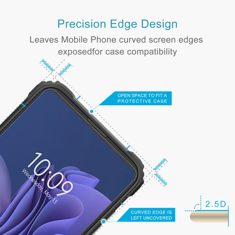 For Blackview BV5300 Pro 50pcs 0.26mm 9H 2.5D Tempered Glass Film - For Blackview by buy2fix | Online Shopping UK | buy2fix