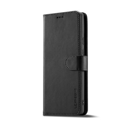 For Google Pixel 7a LC.IMEEKE Calf Texture Horizontal Flip Leather Phone Case(Black) - Google Cases by LC.IMEEKE | Online Shopping UK | buy2fix