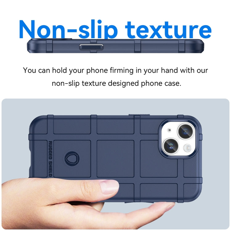 For iPhone 15 Plus Full Coverage Shockproof TPU Phone Case(Blue) - iPhone 15 Plus Cases by buy2fix | Online Shopping UK | buy2fix
