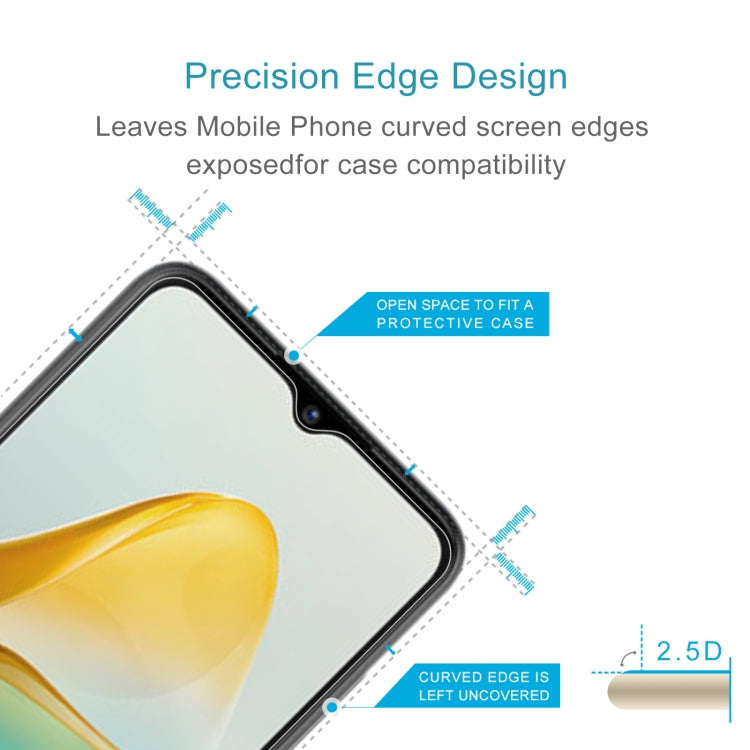 For ZTE Blade A53 50pcs 0.26mm 9H 2.5D Tempered Glass Film - ZTE Tempered Glass by buy2fix | Online Shopping UK | buy2fix