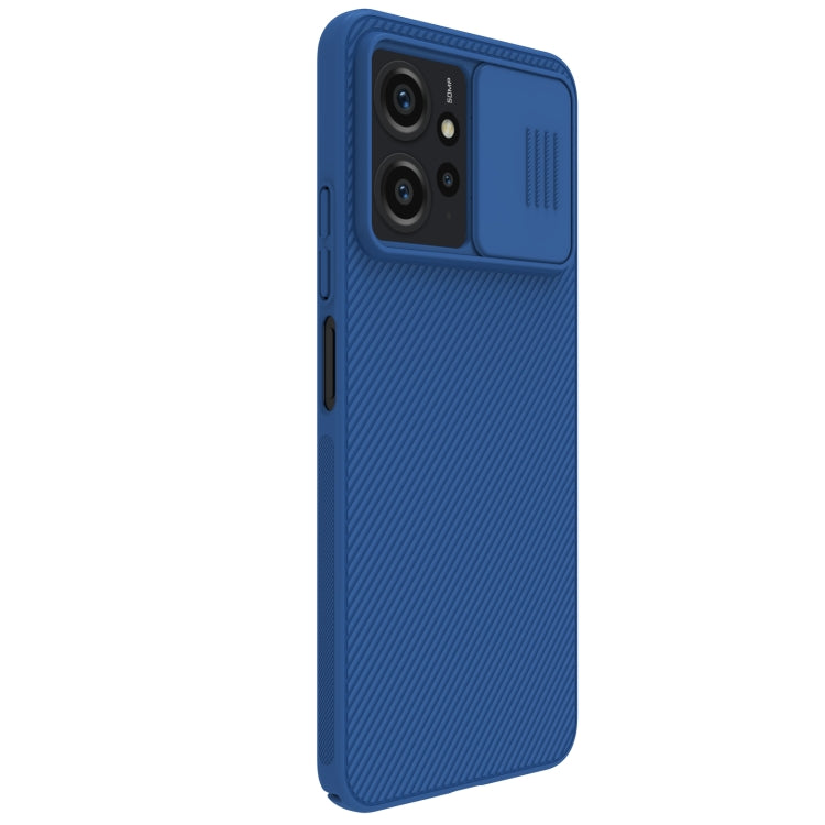 For Xiaomi Redmi Note 12 4G Global NILLKIN Black Mirror Series Camshield PC Phone Case(Blue) - Note 12 Cases by NILLKIN | Online Shopping UK | buy2fix