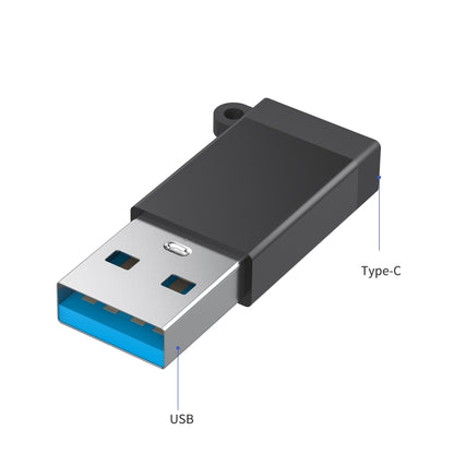 5311T USB to Type-C Adapter Converter(Black) - Cable & Adapters by buy2fix | Online Shopping UK | buy2fix