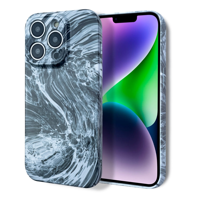 For iPhone 11 Pro Max Marble Pattern Phone Case(Black White) - iPhone 11 Pro Max Cases by buy2fix | Online Shopping UK | buy2fix