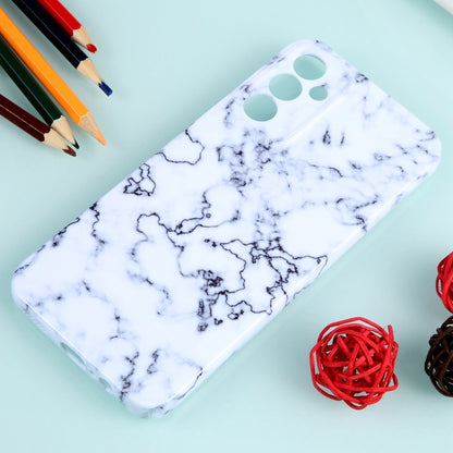 For Samsung Galaxy S22 5G Marble Pattern Phone Case(Green White) - Galaxy S22 5G Cases by buy2fix | Online Shopping UK | buy2fix