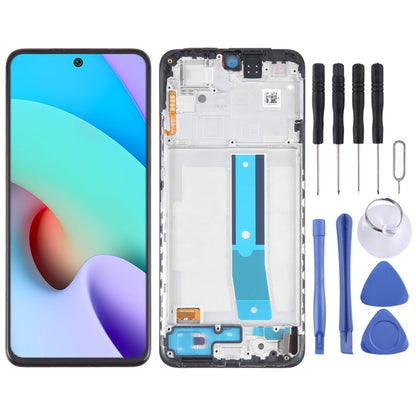 OLED Material LCD Screen For Xiaomi Redmi Note 11 4G Digitizer Full Assembly with Frame - LCD Screen by buy2fix | Online Shopping UK | buy2fix