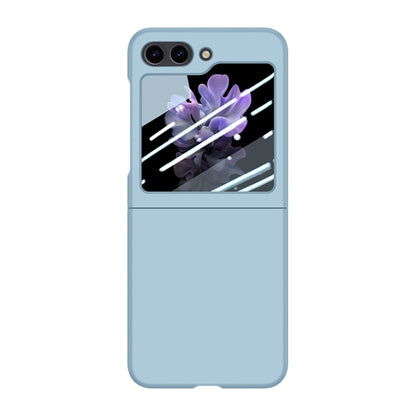 For Samsung Galaxy Z Flip5 Fuel Injection Integrated PC Skin Feel Phone Case(Sky Blue) - Galaxy Z Flip5 Cases by buy2fix | Online Shopping UK | buy2fix