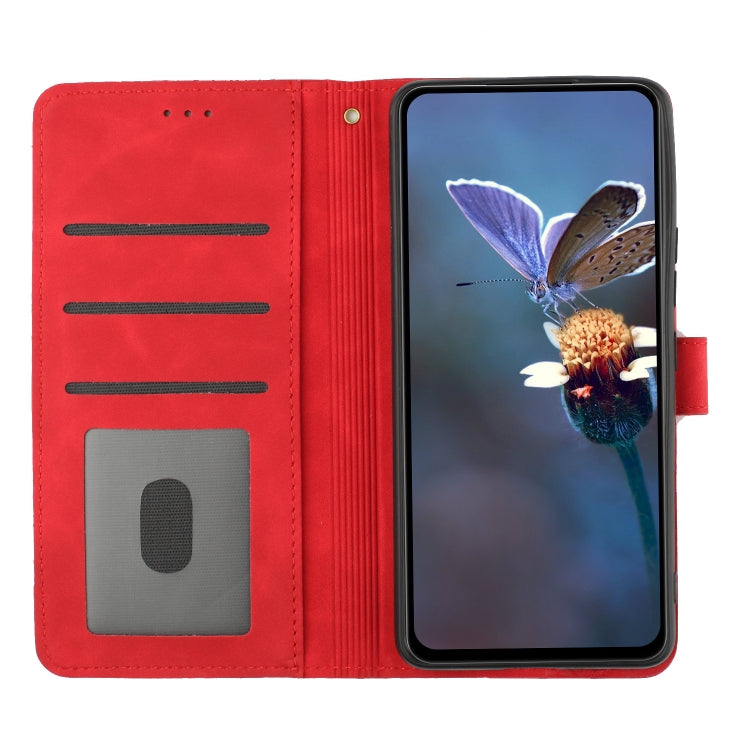 For Xiaomi 13 Pro Flower Embossing Pattern Leather Phone Case(Red) - 13 Pro Cases by buy2fix | Online Shopping UK | buy2fix