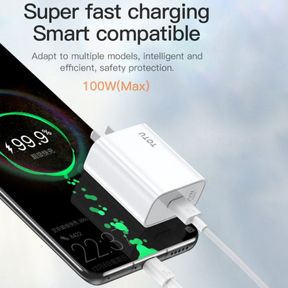 TOTU W123 100W USB Port Travel Charger, Specification:EU Plug(White) - USB Charger by TOTUDESIGN | Online Shopping UK | buy2fix