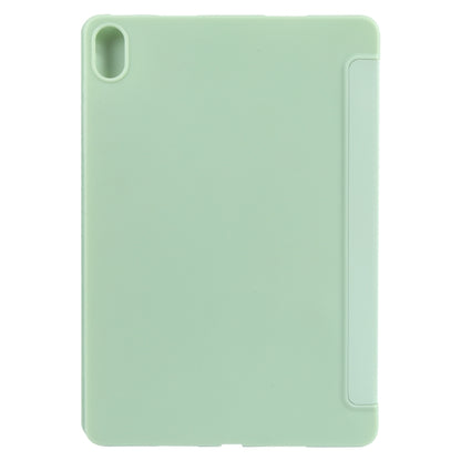 For Huawei MatePad Air 11.5 GEBEI 3-folding Holder Shockproof Flip Leather Tablet Case(Green) - Huawei by GEBEI | Online Shopping UK | buy2fix