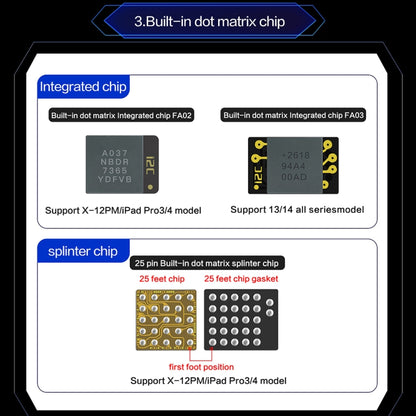 i2C MC14 Dot Matrix Repair Instrument for iPhone X to 14Pro Max / iPad Pro 3 / 4 Series - Repair Programmer by buy2fix | Online Shopping UK | buy2fix