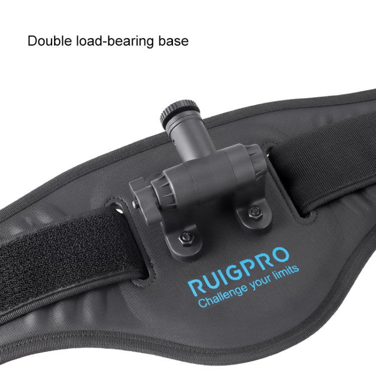 RUIGPRO Waist Belt Mount Strap With Action Cameras Adapter - Chest Belt by RUIGPRO | Online Shopping UK | buy2fix