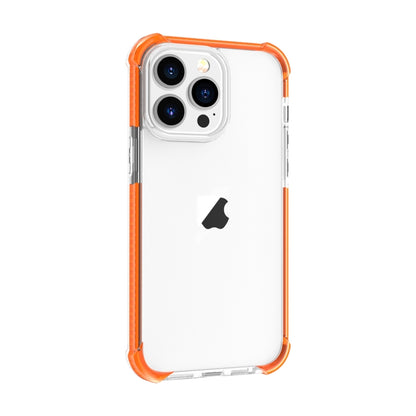 For iPhone 15 Pro Four-corner Shockproof TPU + Acrylic Phone Case(Orange) - iPhone 15 Pro Cases by buy2fix | Online Shopping UK | buy2fix