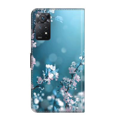 For Xiaomi Redmi Note 11 Pro 5G / 4G Global Crystal 3D Shockproof Protective Leather Phone Case(Plum Flower) - Xiaomi Cases by buy2fix | Online Shopping UK | buy2fix