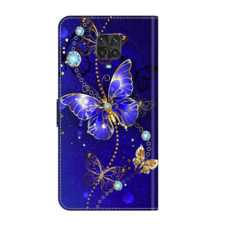 For Xiaomi Redmi Note 9 Pro Crystal 3D Shockproof Protective Leather Phone Case(Diamond Butterfly) - Xiaomi Cases by buy2fix | Online Shopping UK | buy2fix