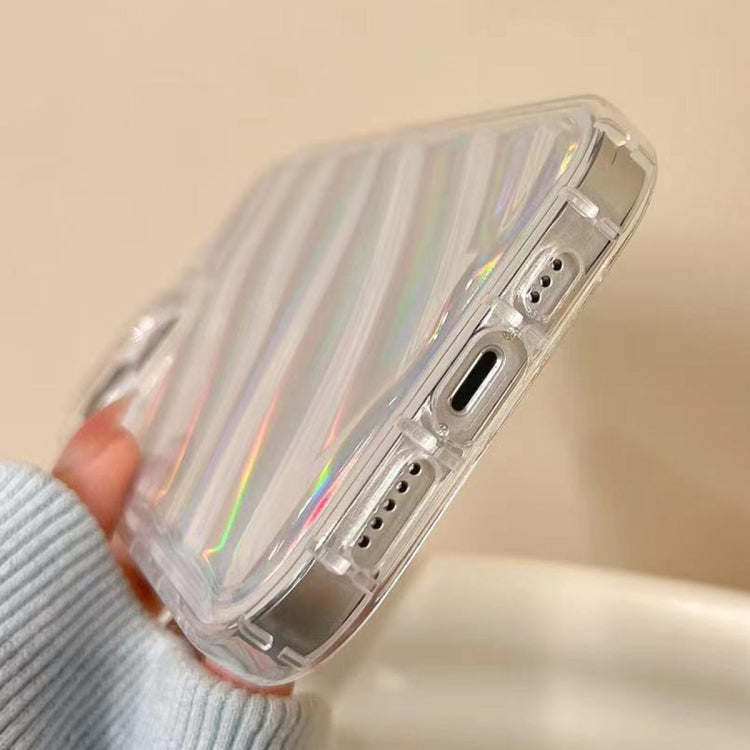 For iPhone 13 Pro Laser Sequin Waves TPU Phone Case(Transparent) - iPhone 13 Pro Cases by buy2fix | Online Shopping UK | buy2fix