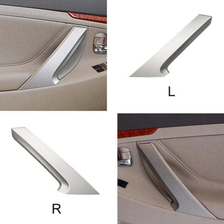 For Toyota Camry 2006-2011 Left-hand Drive Car Door Inside Handle Cover 74646-06080, Type:Left Rear(Silver) - Door Handles by buy2fix | Online Shopping UK | buy2fix