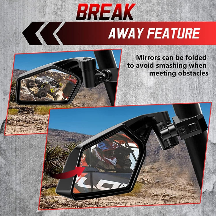 For Can-Am BRP UTV Maverick X3 Off-Road Vehicle Rearview Mirror, Model:UTV-17 Original - Convex Mirror & Accessories by buy2fix | Online Shopping UK | buy2fix