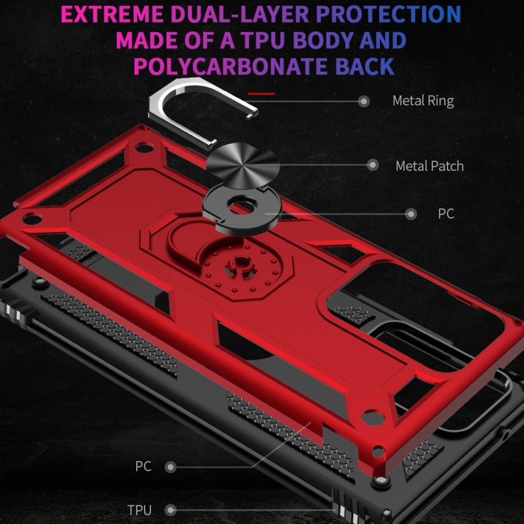 For Samsung Galaxy Note 20+ 5G Shockproof TPU + PC Protective Case with 360 Degree Rotating Holder(Black) - Galaxy Phone Cases by buy2fix | Online Shopping UK | buy2fix