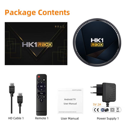 HK1RBOX H8-H618 Android 12.0 Allwinner H618 Quad Core Smart TV Box, Memory:4GB+64GB(US Plug) - Allwinner H6 by buy2fix | Online Shopping UK | buy2fix