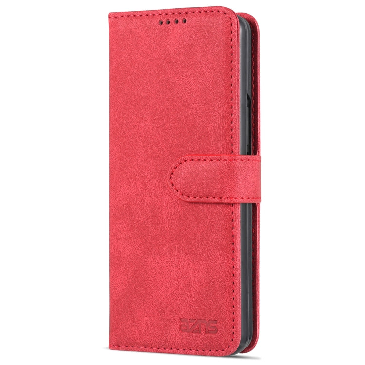 For Samsung Galaxy Z Fold5 AZNS Dream II Skin Feel PU+TPU Horizontal Flip PU Phone Case(Red) - Galaxy Z Fold5 Cases by AZNS | Online Shopping UK | buy2fix