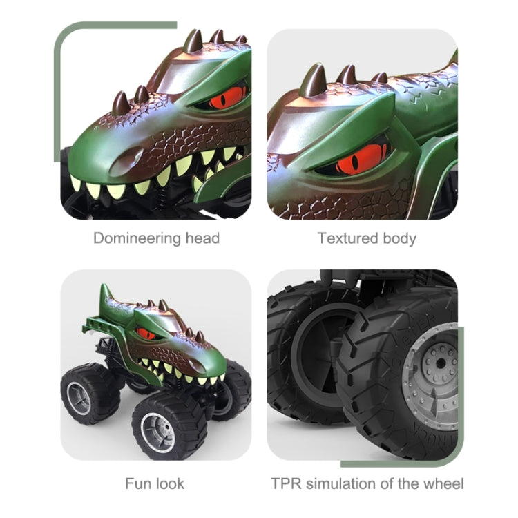 JJR/C Q148 2.4G Dinosaur Climbing Remote Control Car Monster Truck(Green) - RC Cars by JJR/C | Online Shopping UK | buy2fix