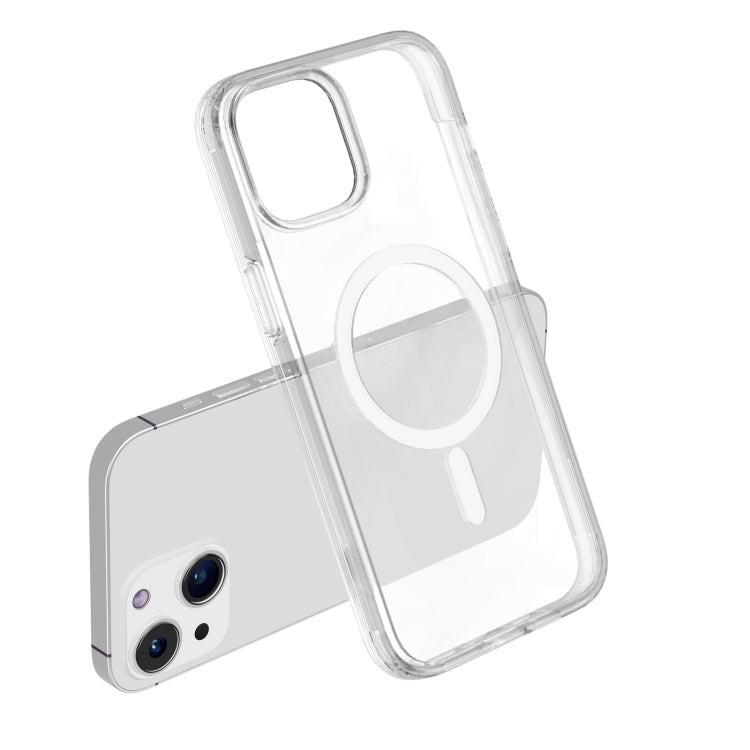 For iPhone 15 Terminator Style Transparent MagSafe Magnetic Phone Case(Transparent) - iPhone 15 Cases by buy2fix | Online Shopping UK | buy2fix