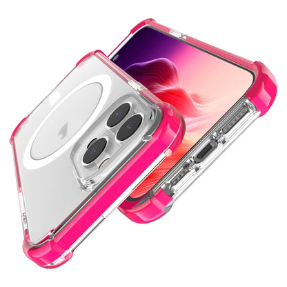 For iPhone 15 Pro Max Magsafe Magnetic Acrylic Shockproof Phone Case(Pink) - iPhone 15 Pro Max Cases by buy2fix | Online Shopping UK | buy2fix