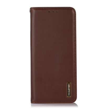 For Huawei Nova 11 Pro / 11 Ultra KHAZNEH Nappa Top Layer Cowhide Leather Phone Case(Brown) - Huawei Cases by buy2fix | Online Shopping UK | buy2fix