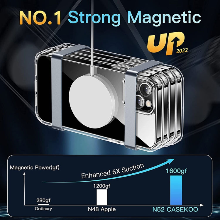 For iPhone 15 Pro Max LK Crystal Clear MagSafe Magnetic Phone Case(Transparent) - iPhone 15 Pro Max Cases by buy2fix | Online Shopping UK | buy2fix