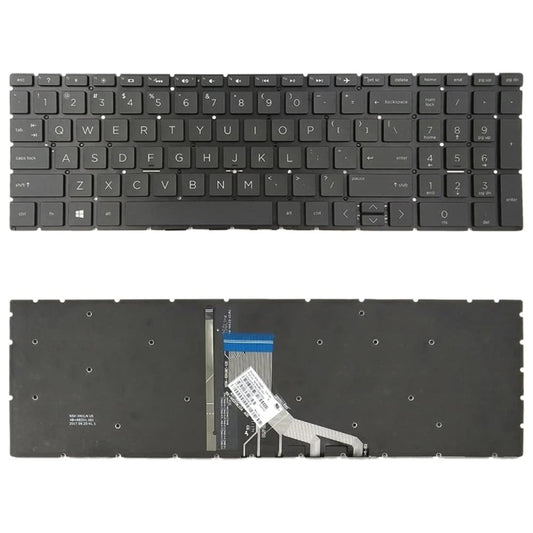 For HP 15-DA?/ 15-DB US Version Laptop Backlight Keyboard - HP Spare Parts by buy2fix | Online Shopping UK | buy2fix