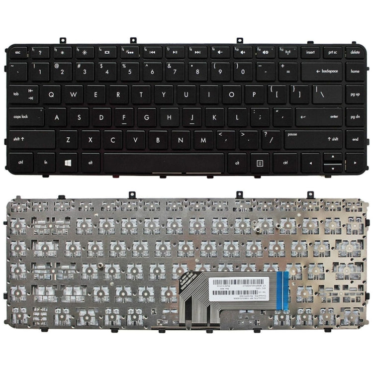 For HP Envy4 4-1000 Laptop Keyboard with Frame - HP Spare Parts by buy2fix | Online Shopping UK | buy2fix