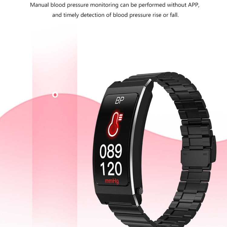 K13S 1.14 inch TFT Screen Milanese Metal Strap Smart Call Bracelet Supports Sleep Management / Blood Oxygen Monitoring(Tarnish) - Smart Wristbands by buy2fix | Online Shopping UK | buy2fix