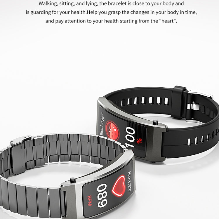 K13S 1.14 inch TFT Screen Silicone Strap Smart Calling Bracelet Supports Sleep Management/Blood Oxygen Monitoring(Black) - Smart Wristbands by buy2fix | Online Shopping UK | buy2fix