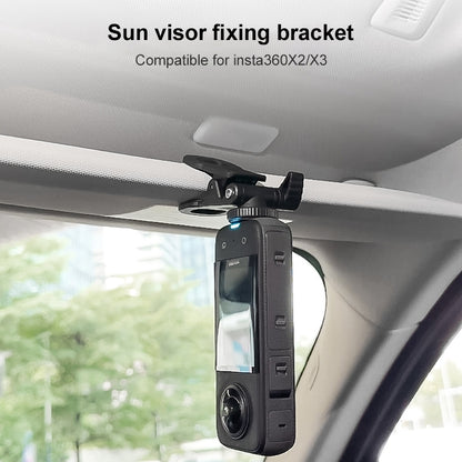 Car Sun Visor Bracket Type A Action Camera Mount - Car Holders by buy2fix | Online Shopping UK | buy2fix