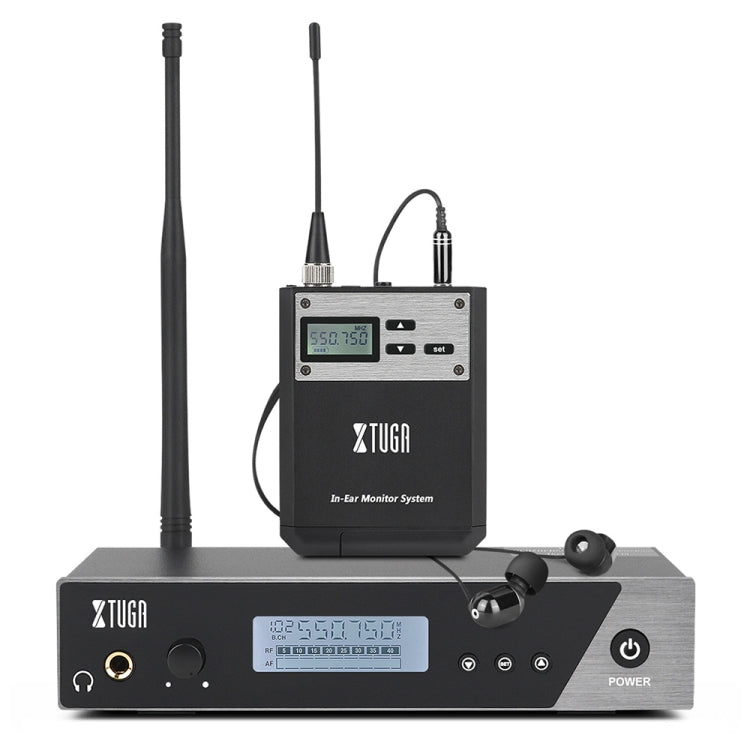 XTUGA  IEM1100 Professional Wireless In Ear Monitor System 1 BodyPacks(AU Plug) - Microphone by XTUGA | Online Shopping UK | buy2fix