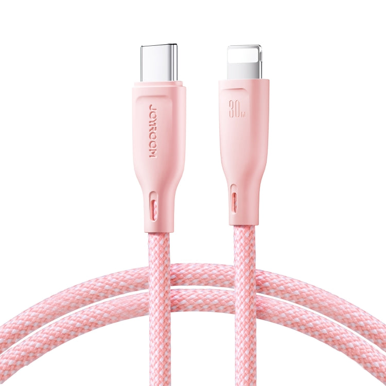 JOYROOM SA34-CL3 30W USB-C/Type-C to 8 Pin Fast Charge Data Cable, Length: 1m(Pink) - 2 in 1 Cable by JOYROOM | Online Shopping UK | buy2fix