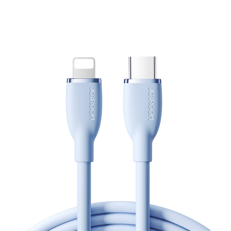 JOYRO0M SA29-CL3 30W USB-C/Type-C to 8 Pin Liquid Silicone Fast Charging Data Cable, Length: 2m(Blue) - 2 in 1 Cable by JOYROOM | Online Shopping UK | buy2fix