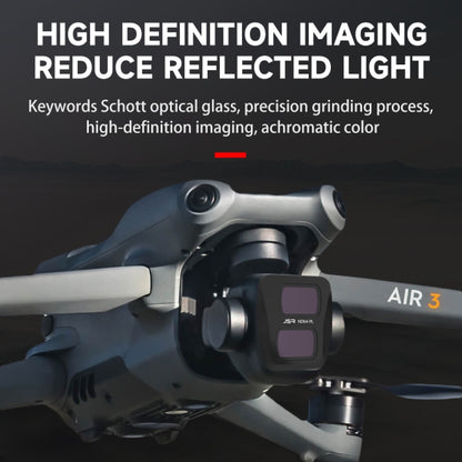 For DJI Air 3 JSR KB Series Drone Lens Filter, Filter:ND16PL - Mavic Lens Filter by JSR | Online Shopping UK | buy2fix