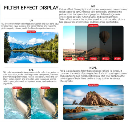 For DJI Air 3 JSR KB Series Drone Lens Filter, Filter:ND8 - Mavic Lens Filter by JSR | Online Shopping UK | buy2fix