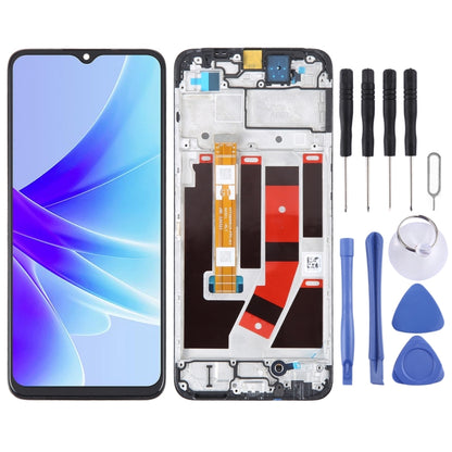 For OPPO A57s OEM LCD Screen Digitizer Full Assembly with Frame - LCD Screen by buy2fix | Online Shopping UK | buy2fix