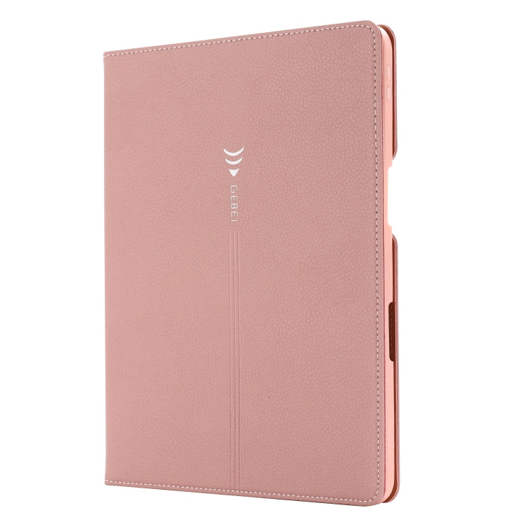 For iPad Pro 11 inch (2020) GEBEI PU+TPU Horizontal Flip Protective Tablet Case with Holder & Card Slots(Rose Gold) - iPad Pro 11 (2020) Cases by GEBEI | Online Shopping UK | buy2fix